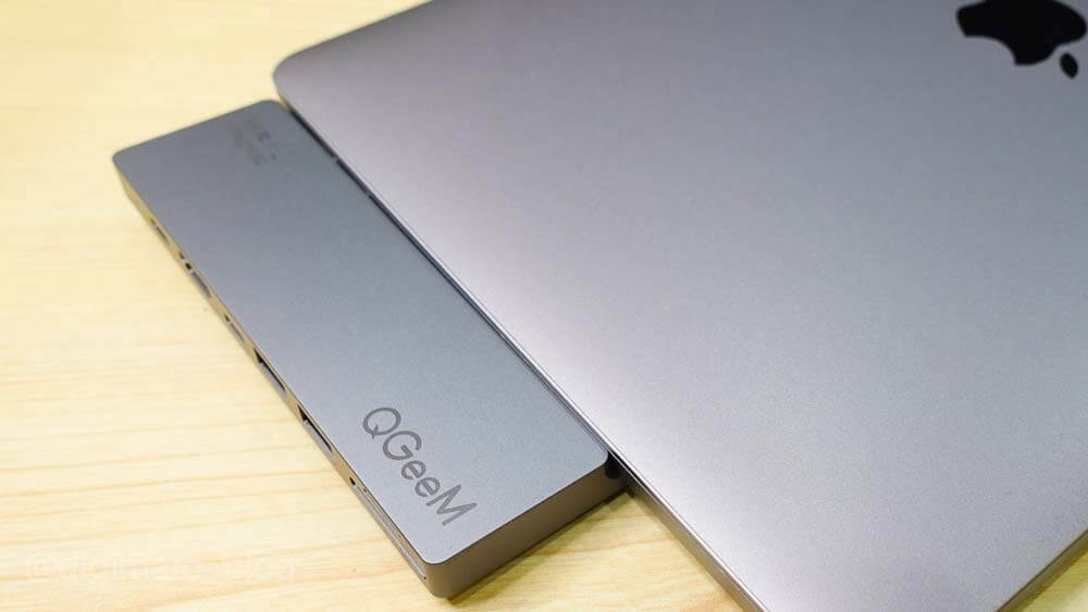MacBook Pro/AirにおすすめQGeeM製8ポートハブPD100W対応ドッキングステーション