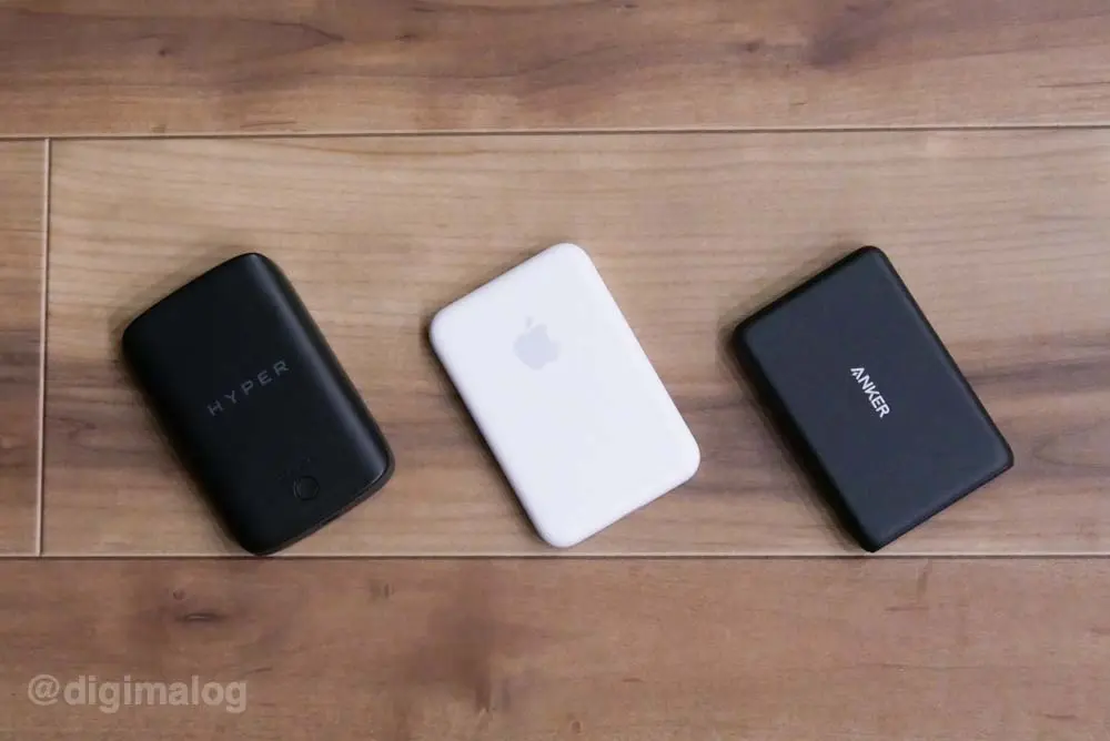 Apple純正MagSafeモバイルバッテリーパックをAnker・HyperJuiceと比較 Apple純正MagSafeモバイルバッテリーパックをAnker・HyperJuiceと比較