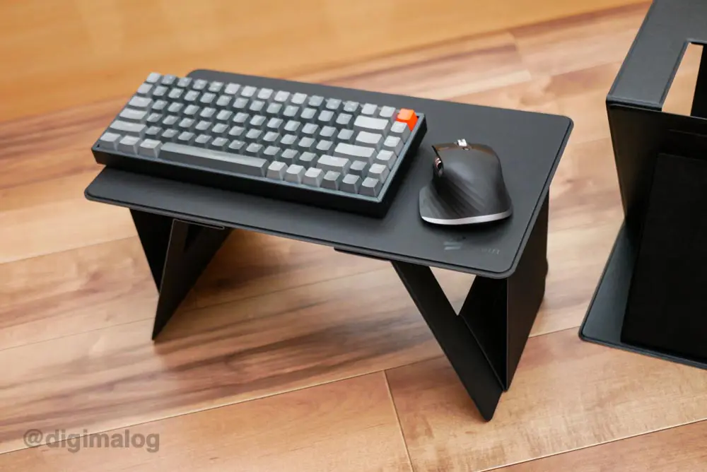 美品！モバイルラップトップ スタンディングデスク 折りたたみテーブル テレワーク レビュー】多機能折りたたみラップトップデスクは簡易スタンディング
