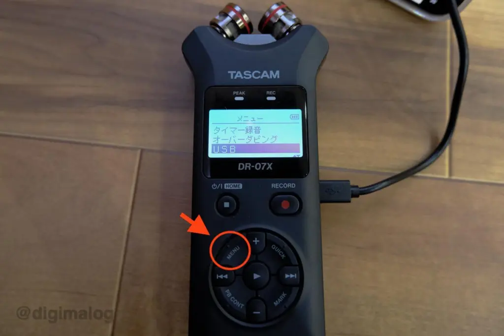 TASCAM DR-07X Apple USB カメラコネクタ付属