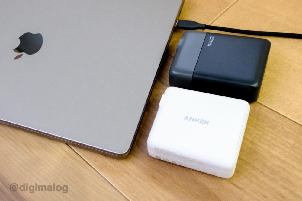 MacBook Pro 14インチにおすすめ代用USB充電器100WはAnkerとIDMIX | で 