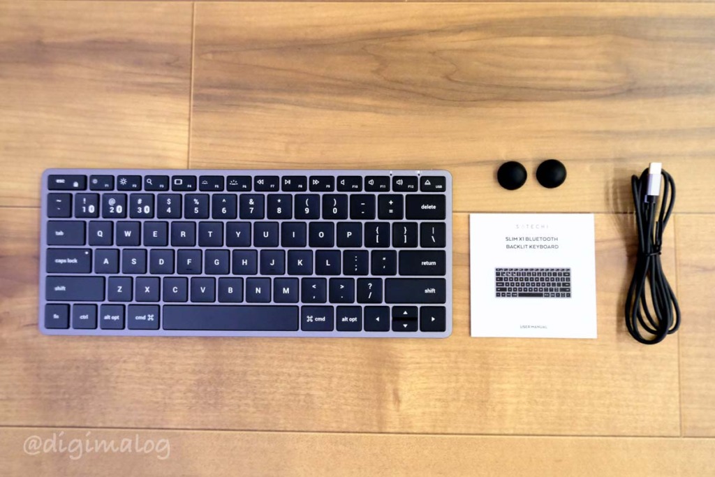 iPadやMacにおすすめのUSキーボード『Satechi スリム X1』 | でじまろブログ