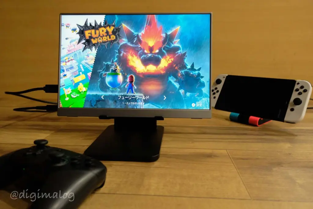 kksmartの2KモバイルモニターがSwitch，MacBook，iPhoneにおすすめ