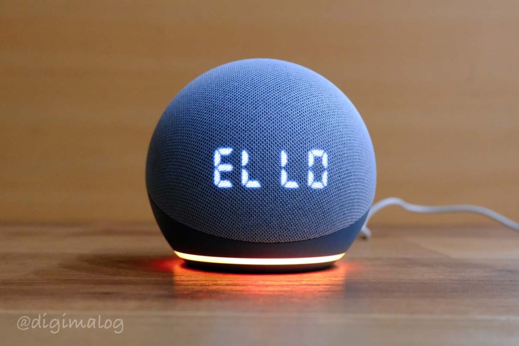 感謝の声続々！ Echo Dot エコードット 第4世代 時計付きスマートスピーカー with Alexa グレーシャーホワイト 