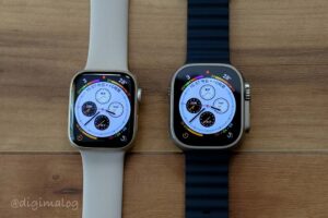 【レビュー】Apple Watch Ultraのサイズは大きいけど普段使いもOK！44/45mmバンドも使える | でじまろブログ