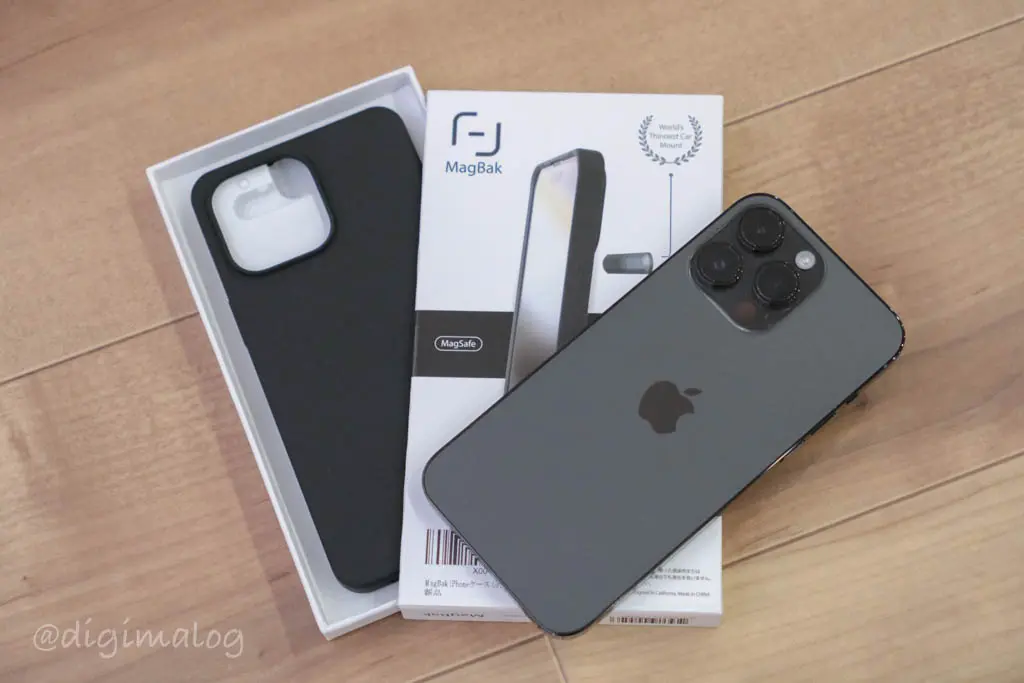 MagBak iPhone14 Pro MAX 黒 ブラック 磁力 スマホケース レビュー】iPhone 14シリーズ用ケースMagBakが磁力が強すぎて最高