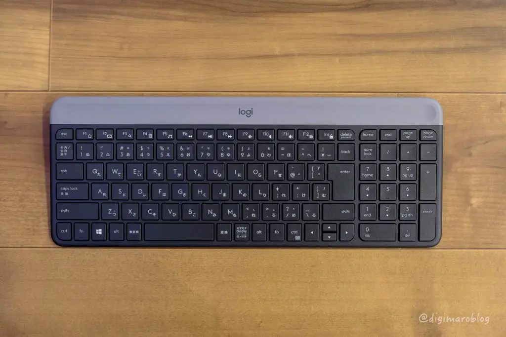 ロジクールのスリムなキーボードマウスセットMK470をレビュー！タッチ