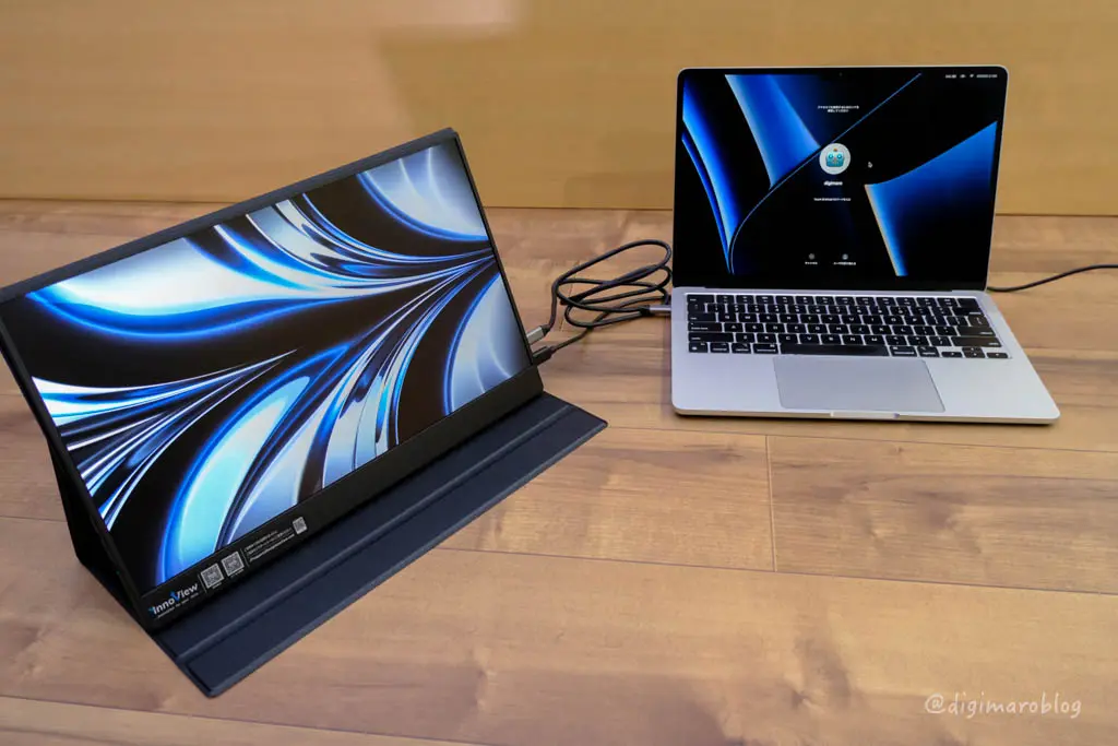 レビュー】InnoView 15.8インチ モバイルモニターがSwitch、MacBook