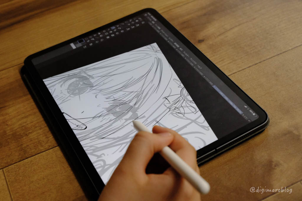 【レビュー】Stouchi iPadペンシルはApple Pencil 2の代わりができる？｜GOOJODOQとも比較