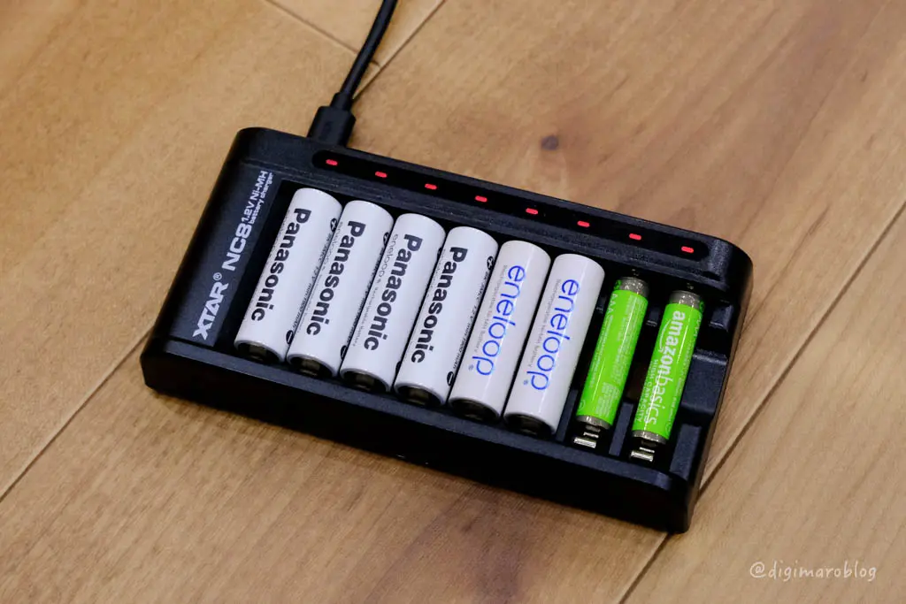 レビュー】ニッケル水素電池の充電ならXTAR NC8充電器がコスパ最高！