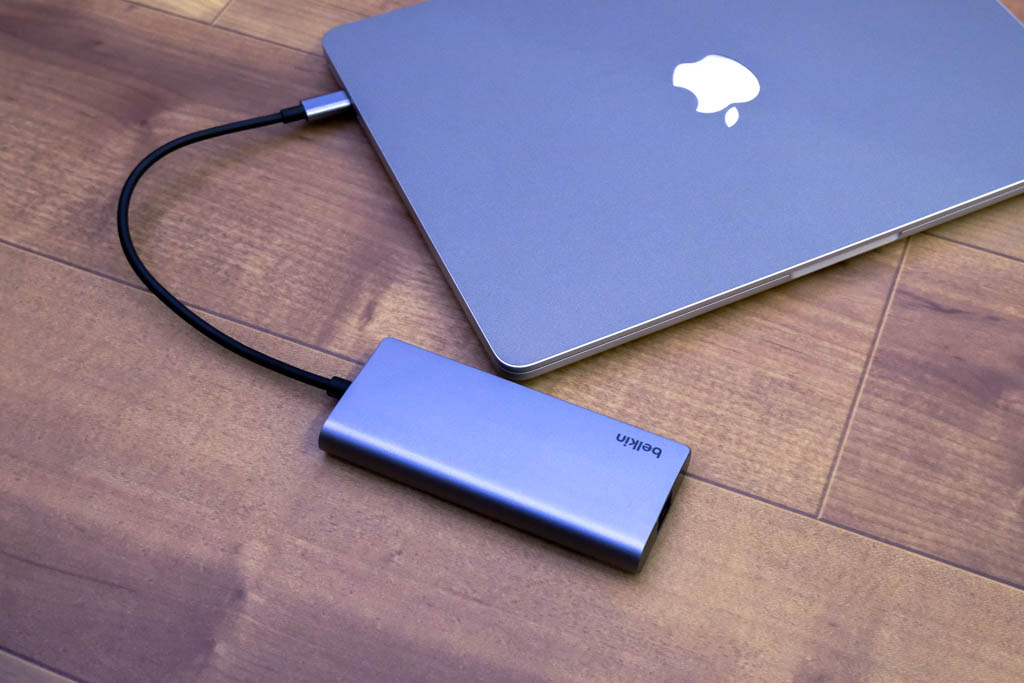 【レビュー】Belkin 7in1 USB-C 2.5Gbps イーサネットハブは高性能USBハブでMacBookにもiPad Proにも最適