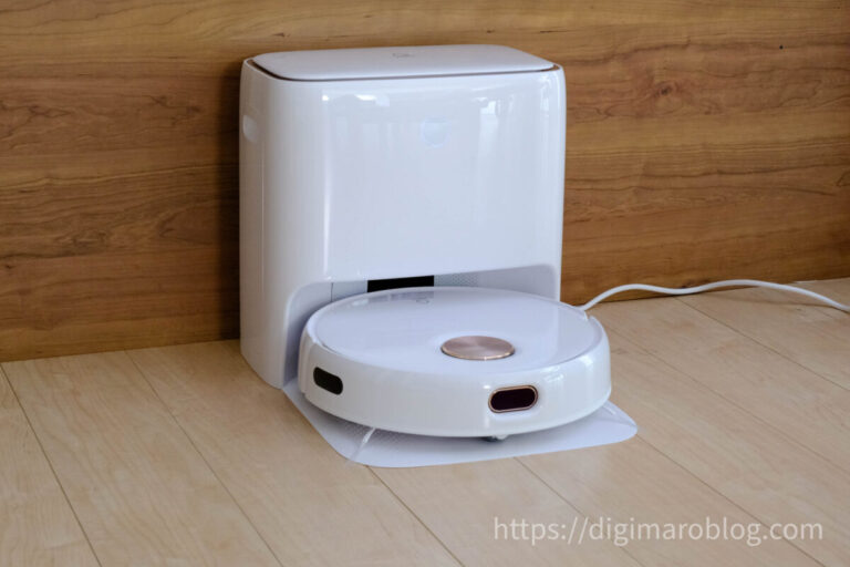 【レビュー】yeedi Floor 3+は自動ゴミ収集とデュアルモップ水拭きが可能ななロボット掃除機
