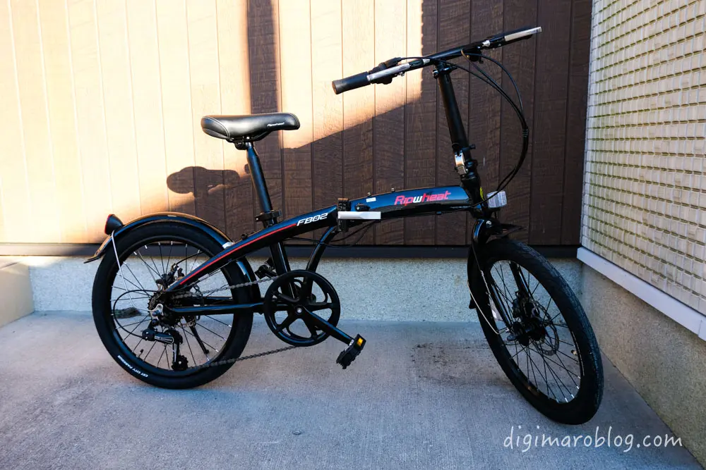 レビュー：Ripwheat 折りたたみ自転車 20インチ 7段変速 前後Vブレーキ