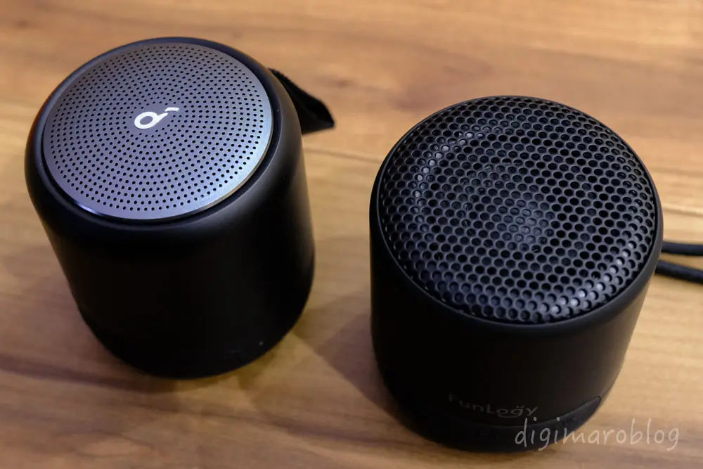 比較レビュー】FunLogy Portable MiniとAnker Soundcore Mini 3どっち