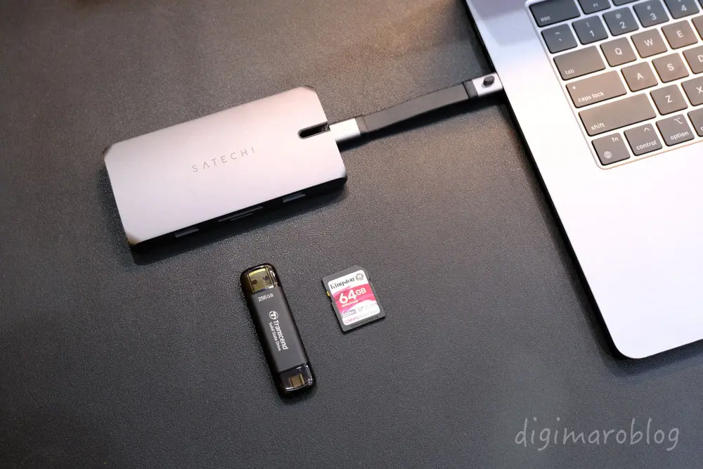 レビュー】Satechi On-The-Go USB-Cハブ 9-in-1は全部入りで低発熱