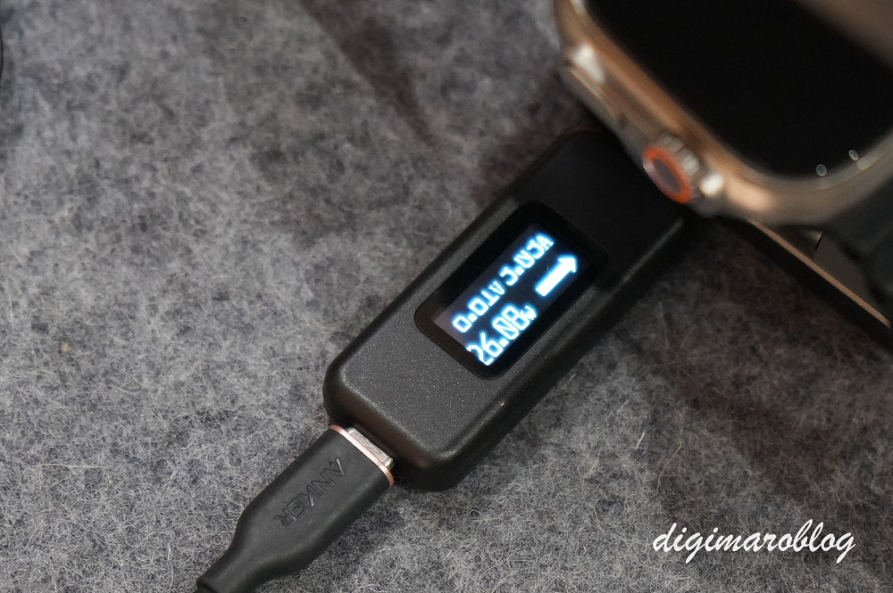 MagCharger Qi2の充電テスト