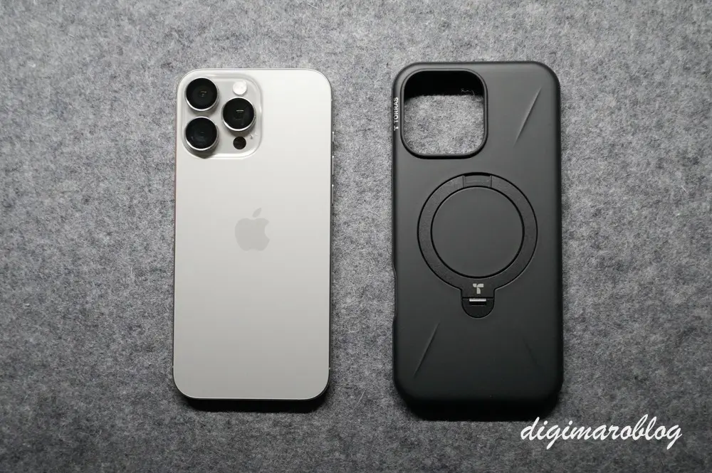 レビュー】TORRAS iPhone16用の新型ケースOstand Spin Fusionは高級感