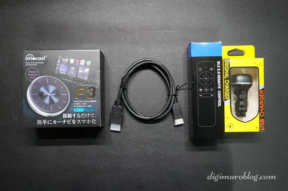 レビュー】OTTOCAST OttoAibox P3でCarPlay無線化！動画もアプリも