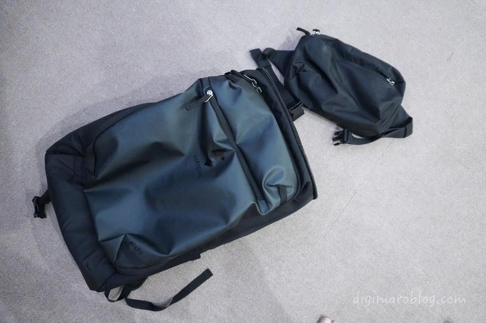 着脱可能なスリングバッグ:Cotopaxi Allpa 50L Adventure Travel Pack