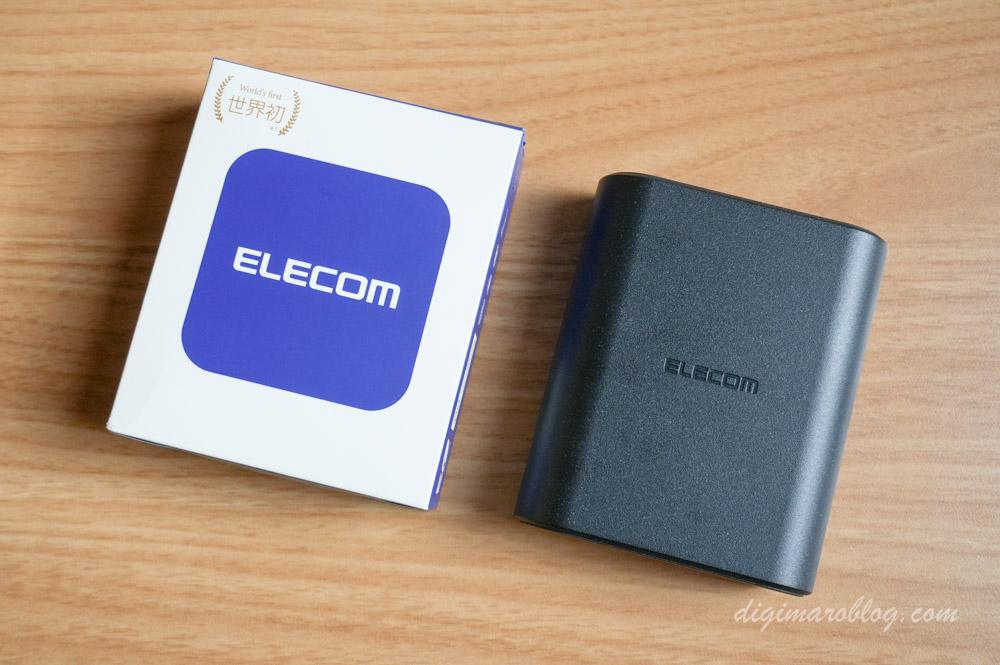 釘で刺しても発火しないエレコムのモバイルバッテリー  EC-C27LBK
