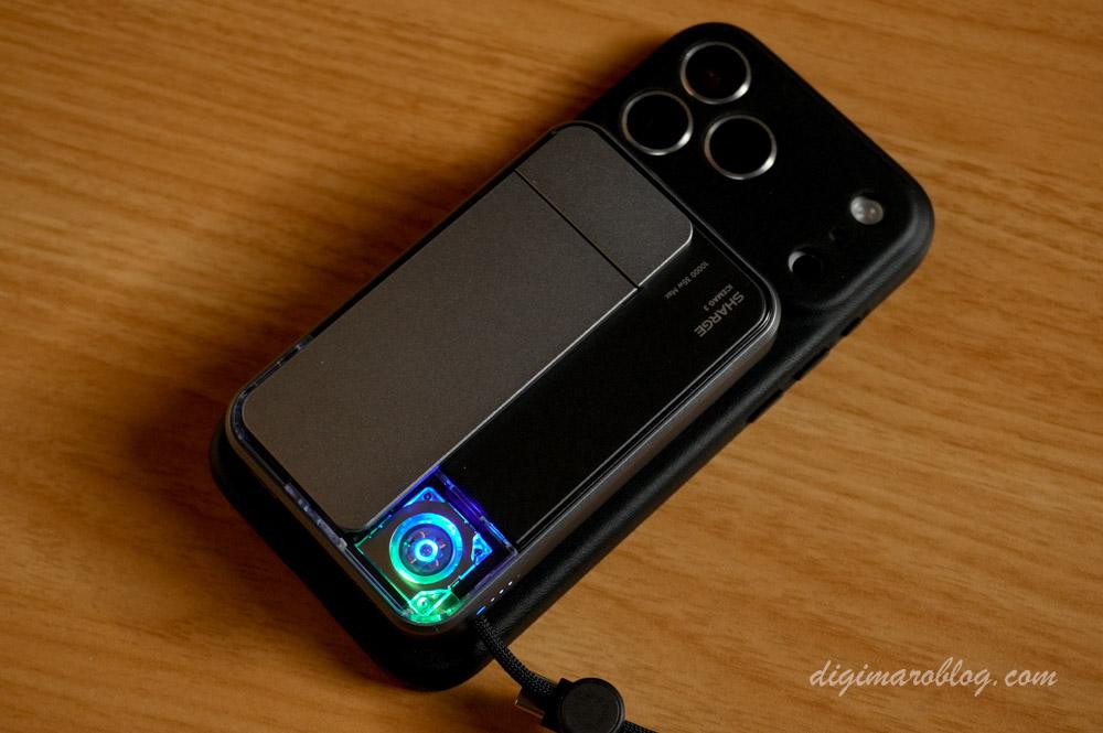 SHARGE ICEMAG3のワイヤレス充電機能