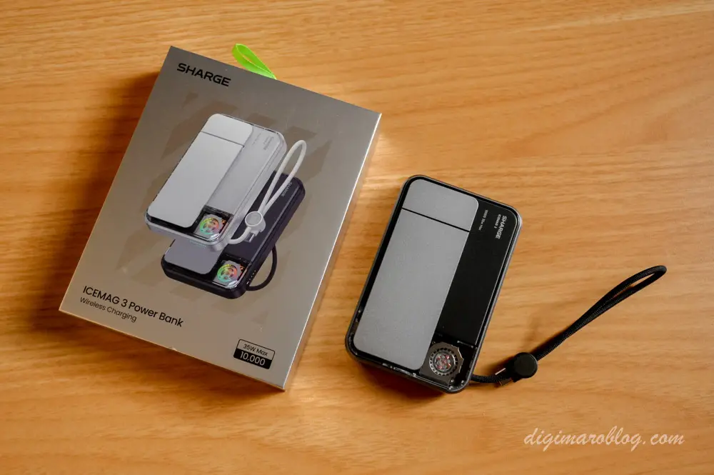 レビュー】SHARGE ICEMAG 3 PowerBankは冷却ファン搭載でQi2最大25W