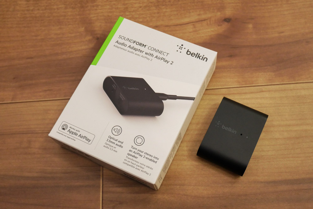 BELKINのAirPlay2対応レシーバー「AUZ002」