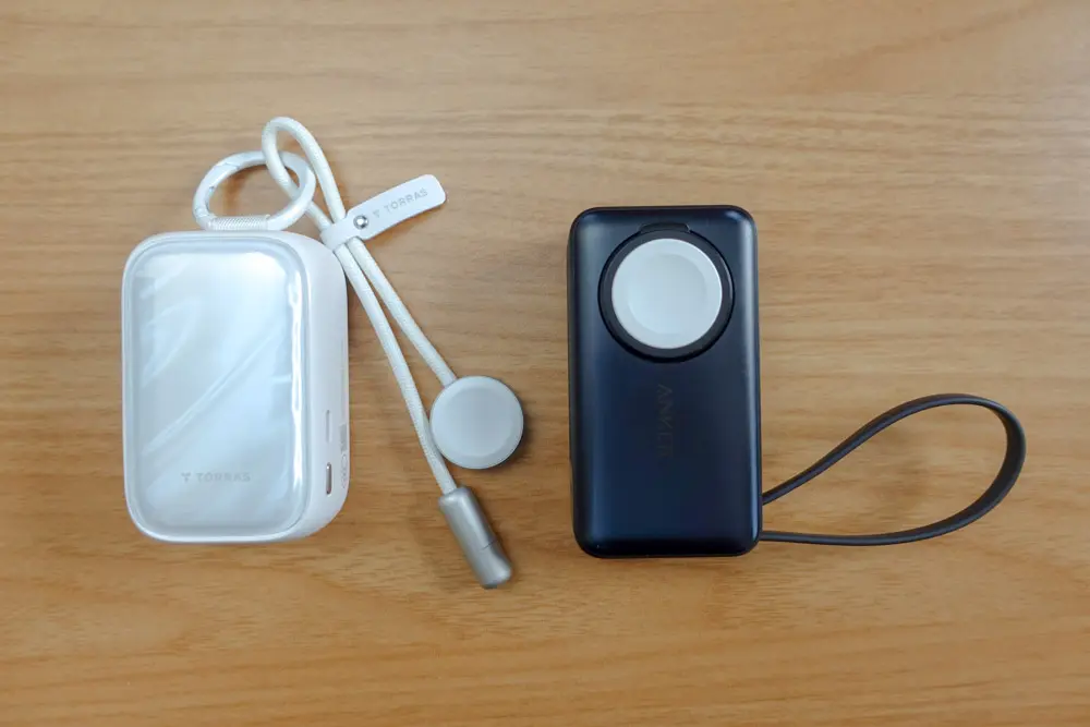 おしゃれなのに本気仕様｜TORRAS PearlGo 2in1はカラビナ型10,000mAh