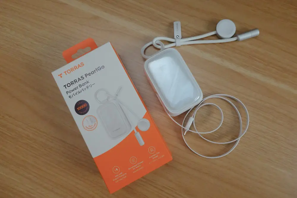 おしゃれなのに本気仕様｜TORRAS PearlGo 2in1はカラビナ型10,000mAh